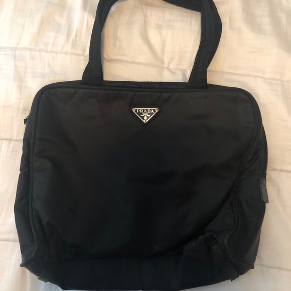 prada laptop backpack